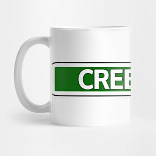 Creepy Ct Street Sign Mug